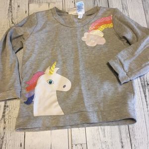 5 for $25 Garanimals 3T Grey Unicorn and Rainbow Sweatshirt